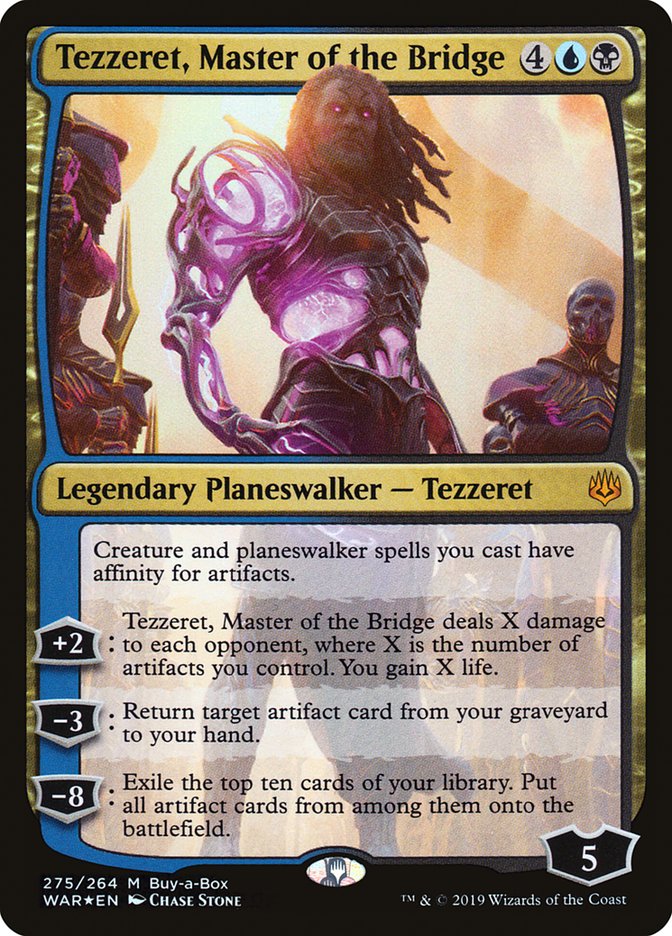 Tezzeret, Master of the Bridge (Buy-A-Box) [War of the Spark] MTG Single Magic: The Gathering    | Red Claw Gaming