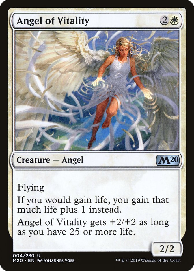 Angel of Vitality [Core Set 2020] MTG Single Magic: The Gathering    | Red Claw Gaming