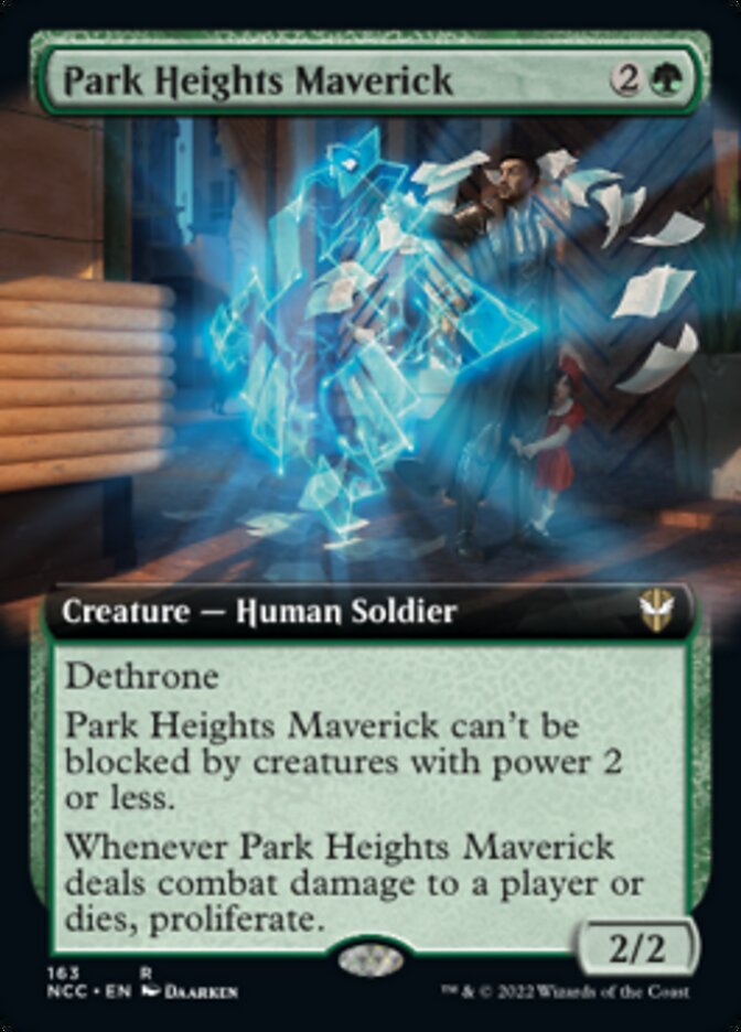 Park Heights Maverick (Extended Art) [Streets of New Capenna Commander] MTG Single Magic: The Gathering    | Red Claw Gaming
