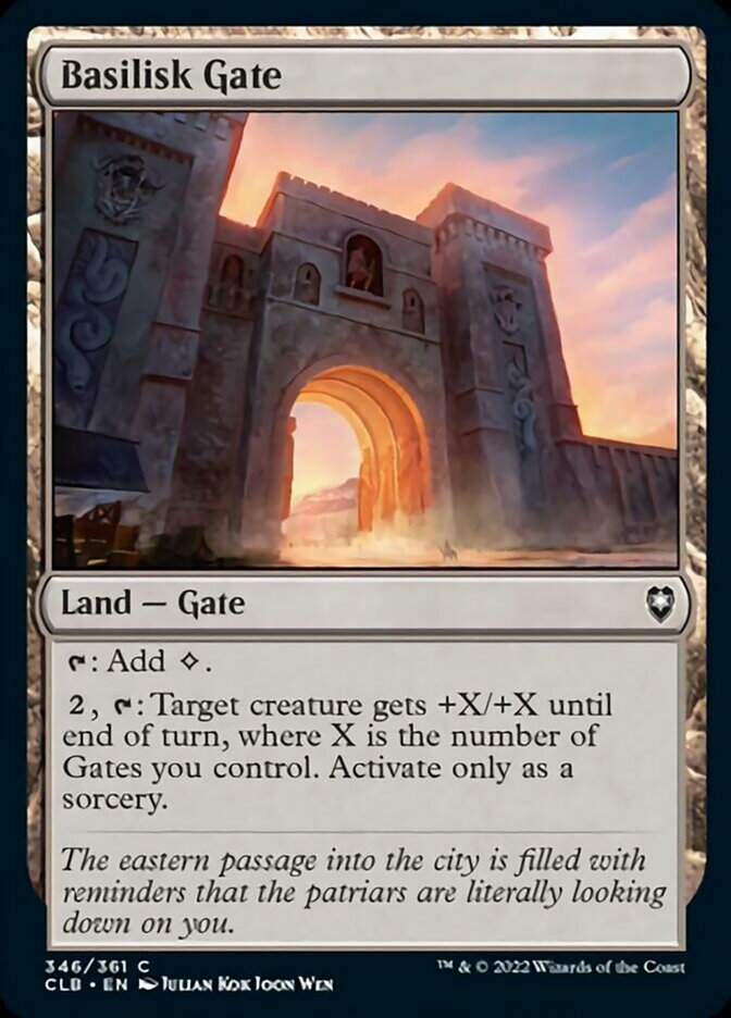 Basilisk Gate [Commander Legends: Battle for Baldur's Gate] MTG Single Magic: The Gathering    | Red Claw Gaming