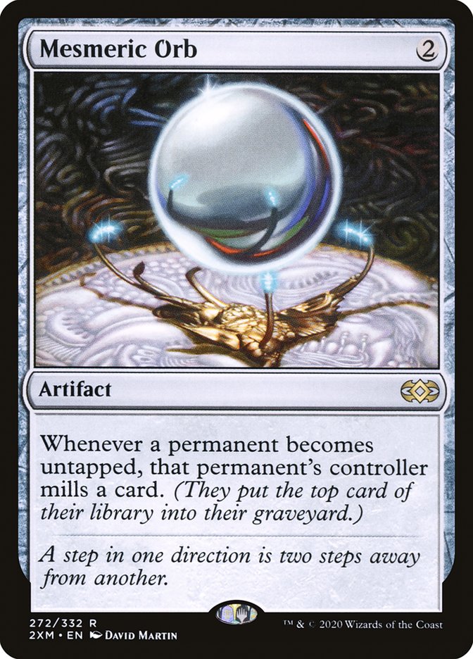 Mesmeric Orb [Double Masters] MTG Single Magic: The Gathering    | Red Claw Gaming