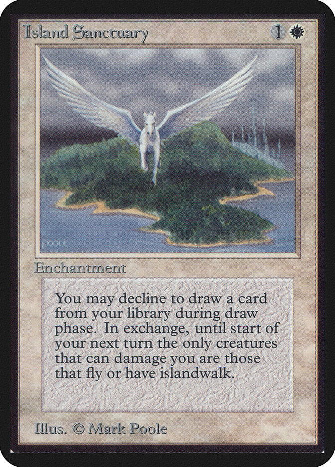 Island Sanctuary [Alpha Edition] MTG Single Magic: The Gathering    | Red Claw Gaming
