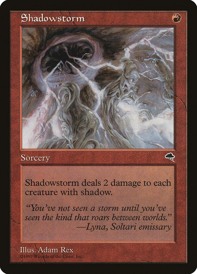 Shadowstorm [Tempest] MTG Single Magic: The Gathering    | Red Claw Gaming
