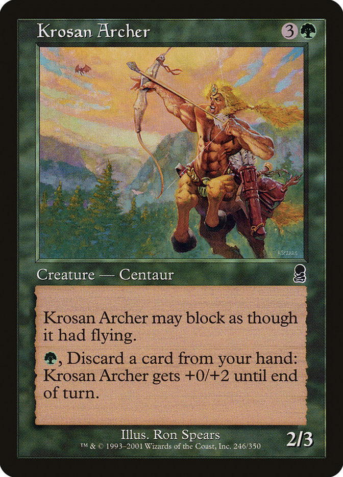 Krosan Archer [Odyssey] MTG Single Magic: The Gathering    | Red Claw Gaming