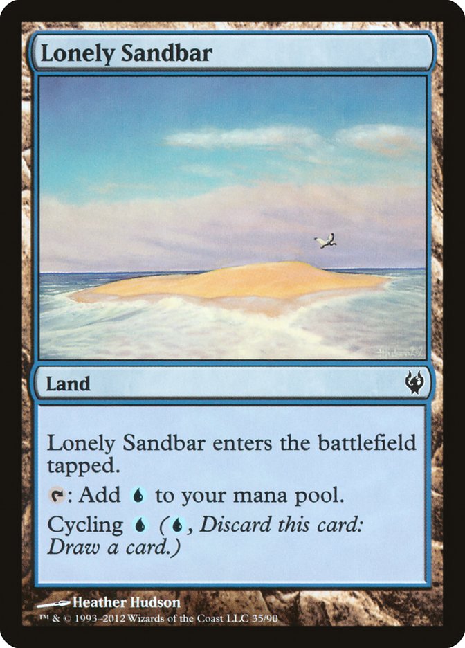 Lonely Sandbar [Duel Decks: Izzet vs. Golgari] MTG Single Magic: The Gathering    | Red Claw Gaming