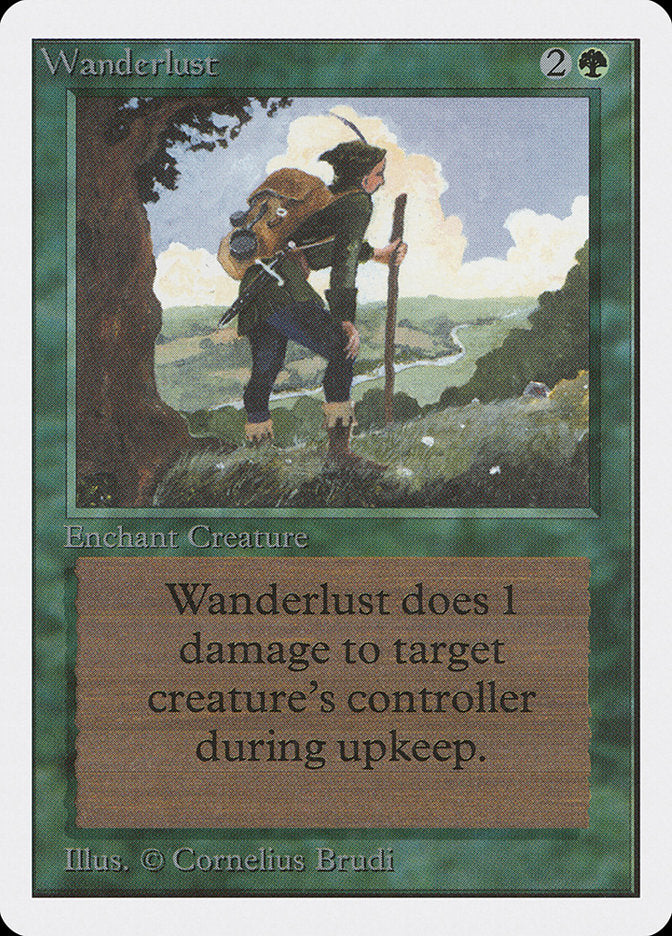 Wanderlust [Unlimited Edition] MTG Single Magic: The Gathering    | Red Claw Gaming