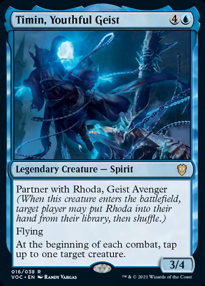 Timin, Youthful Geist [Innistrad: Crimson Vow Commander] MTG Single Magic: The Gathering    | Red Claw Gaming