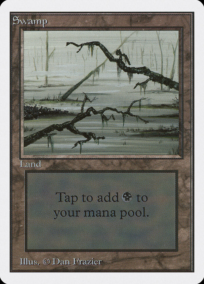 Swamp (296) [Unlimited Edition] MTG Single Magic: The Gathering    | Red Claw Gaming