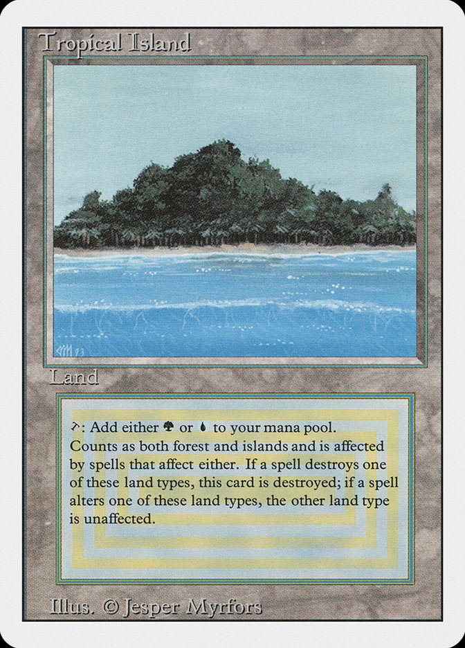 Tropical Island [Revised Edition] MTG Single Magic: The Gathering    | Red Claw Gaming