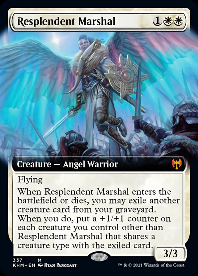 Resplendent Marshal (Extended Art) [Kaldheim] MTG Single Magic: The Gathering    | Red Claw Gaming