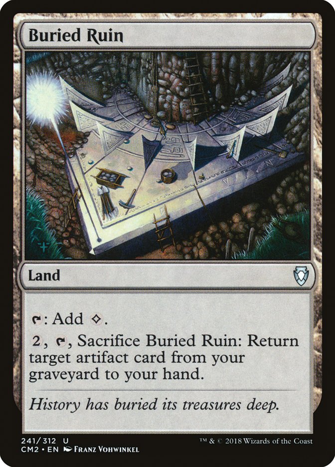 Buried Ruin [Commander Anthology Volume II] MTG Single Magic: The Gathering    | Red Claw Gaming