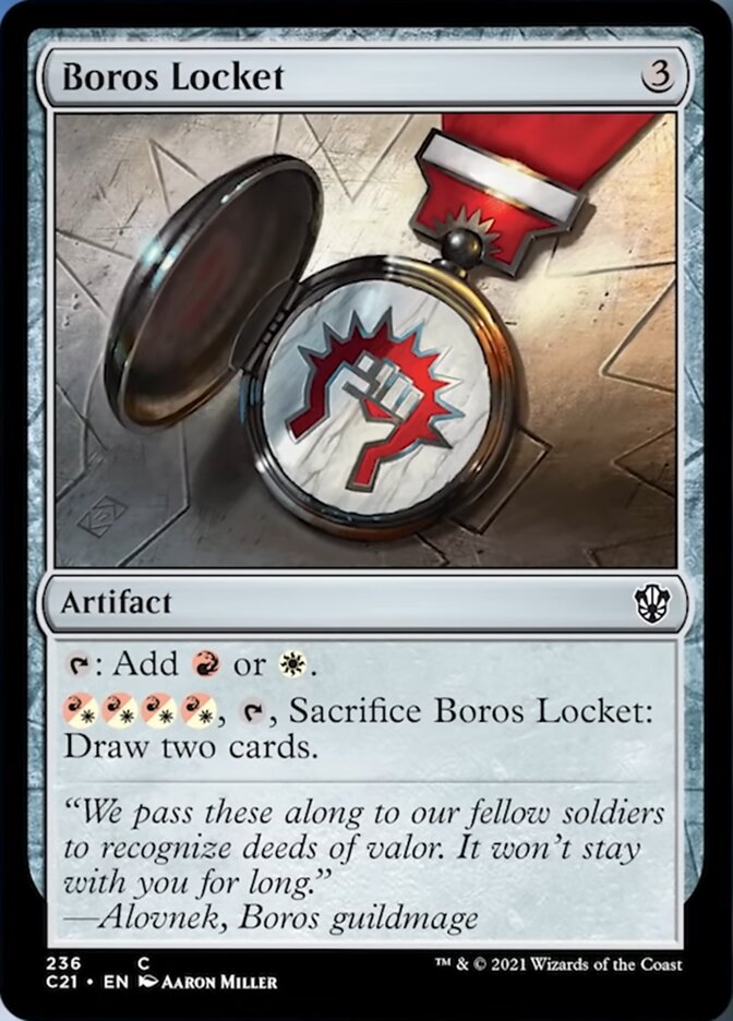 Boros Locket [Commander 2021] MTG Single Magic: The Gathering    | Red Claw Gaming