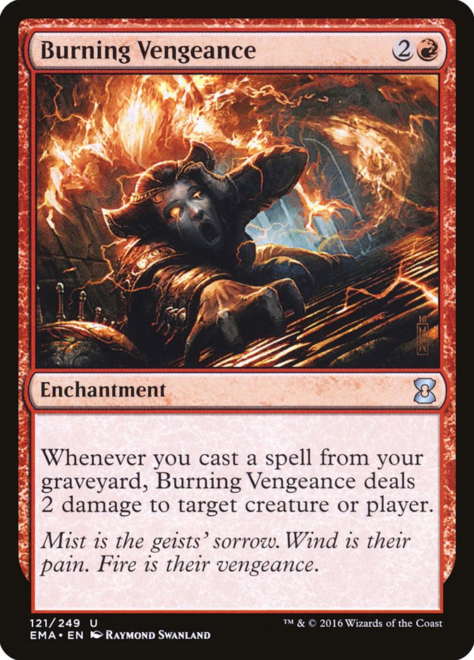 Burning Vengeance [Eternal Masters] MTG Single Magic: The Gathering    | Red Claw Gaming