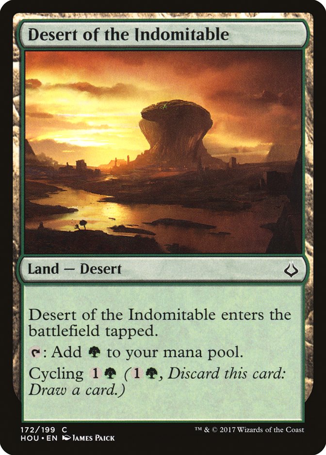 Desert of the Indomitable [Hour of Devastation] MTG Single Magic: The Gathering    | Red Claw Gaming