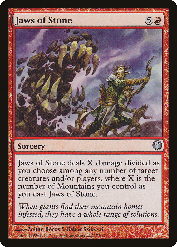 Jaws of Stone [Duel Decks: Knights vs. Dragons] MTG Single Magic: The Gathering    | Red Claw Gaming