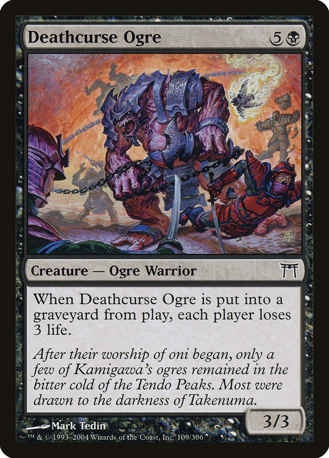 Deathcurse Ogre [Champions of Kamigawa] MTG Single Magic: The Gathering    | Red Claw Gaming