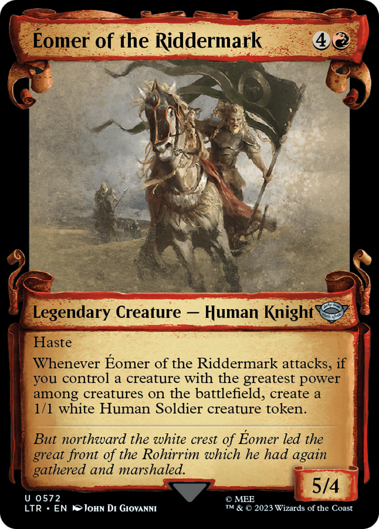 Eomer of the Riddermark [The Lord of the Rings: Tales of Middle-Earth Showcase Scrolls] MTG Single Magic: The Gathering    | Red Claw Gaming