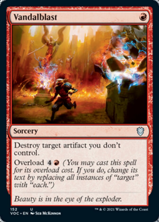 Vandalblast [Innistrad: Crimson Vow Commander] MTG Single Magic: The Gathering    | Red Claw Gaming