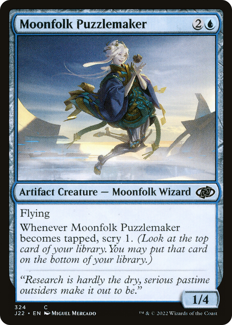 Moonfolk Puzzlemaker [Jumpstart 2022] MTG Single Magic: The Gathering    | Red Claw Gaming