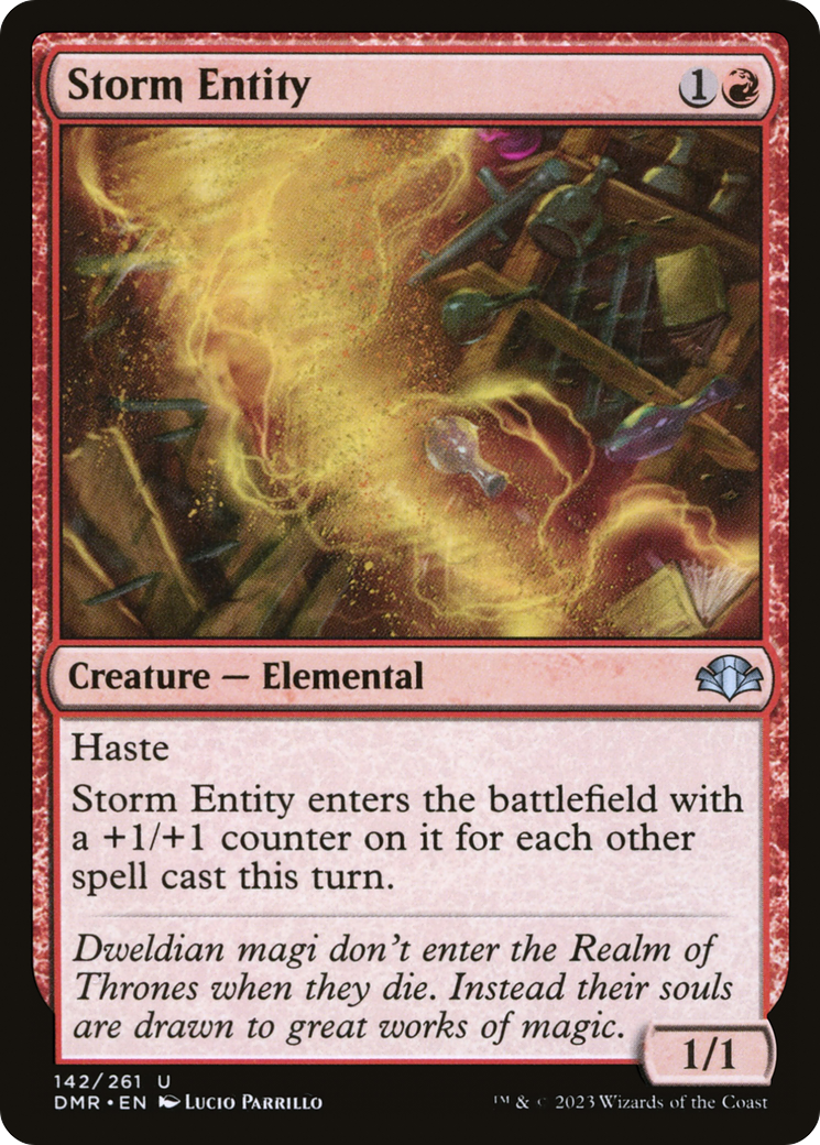 Storm Entity [Dominaria Remastered] MTG Single Magic: The Gathering    | Red Claw Gaming