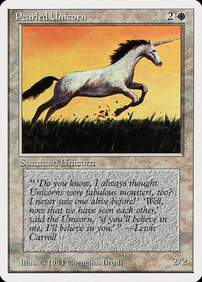 Pearled Unicorn [Summer Magic / Edgar] MTG Single Magic: The Gathering    | Red Claw Gaming