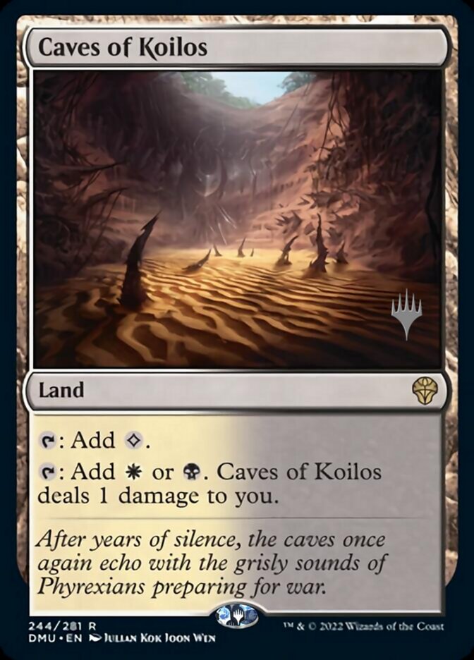 Caves of Koilos (Promo Pack) [Dominaria United Promos] MTG Single Magic: The Gathering    | Red Claw Gaming