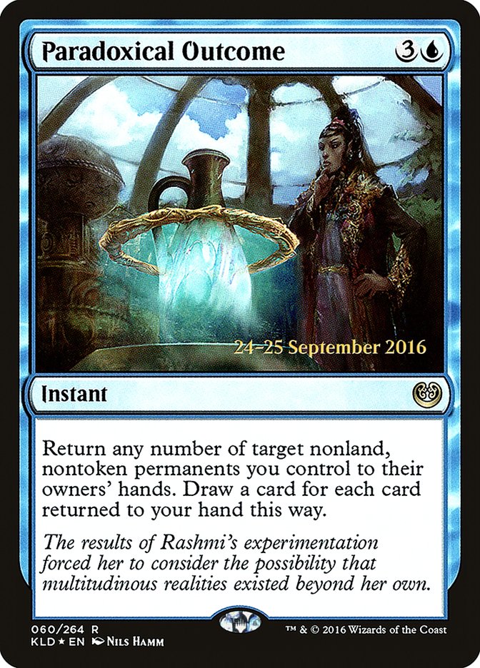 Paradoxical Outcome [Kaladesh Prerelease Promos] MTG Single Magic: The Gathering    | Red Claw Gaming