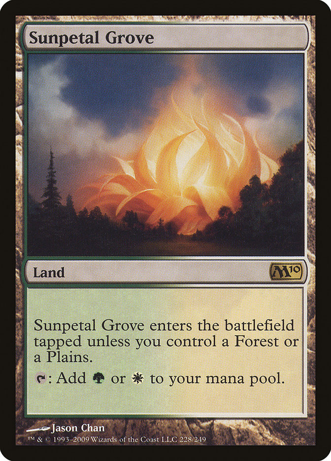 Sunpetal Grove [Magic 2010] MTG Single Magic: The Gathering    | Red Claw Gaming