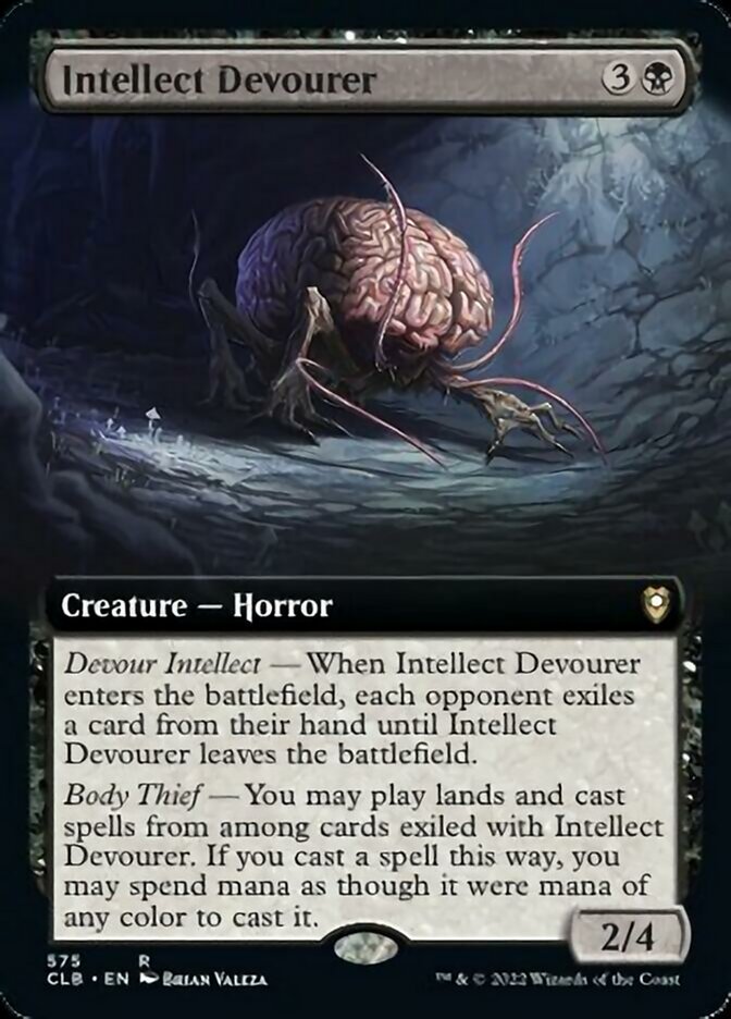Intellect Devourer (Extended Art) [Commander Legends: Battle for Baldur's Gate] MTG Single Magic: The Gathering    | Red Claw Gaming