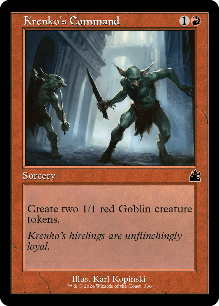 Krenko's Command (Retro Frame) [Ravnica Remastered] MTG Single Magic: The Gathering    | Red Claw Gaming