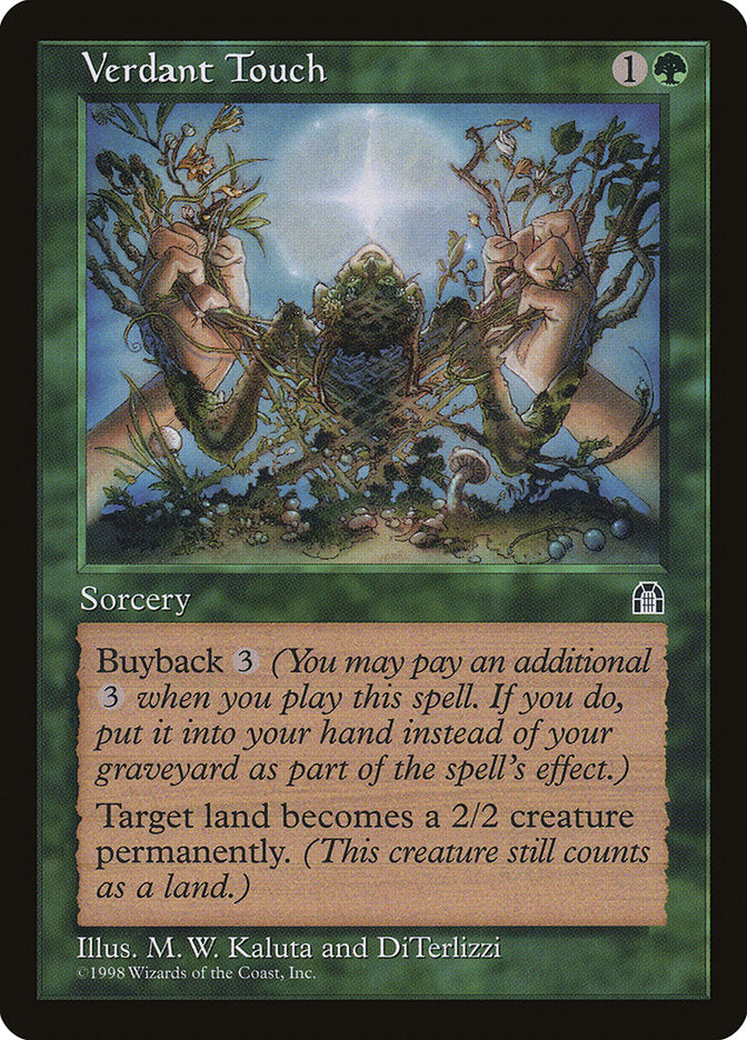 Verdant Touch [Stronghold] MTG Single Magic: The Gathering    | Red Claw Gaming