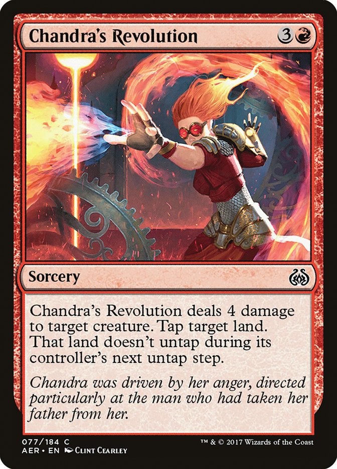 Chandra's Revolution [Aether Revolt] MTG Single Magic: The Gathering    | Red Claw Gaming