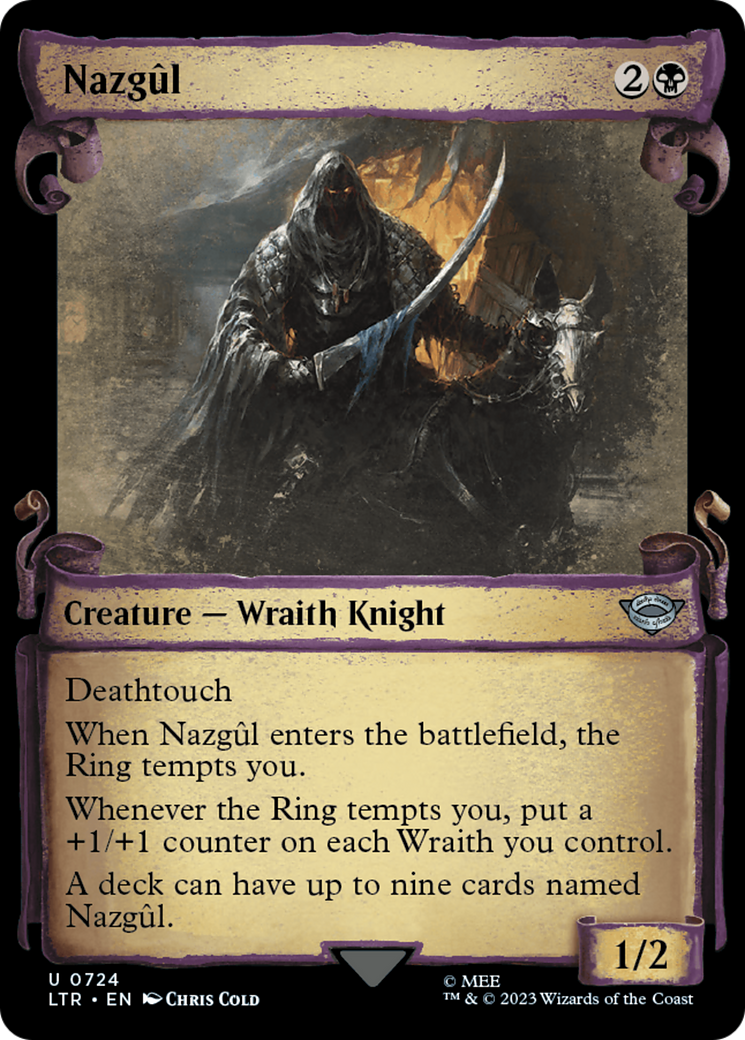 Nazgul (0724) [The Lord of the Rings: Tales of Middle-Earth Showcase Scrolls] MTG Single Magic: The Gathering    | Red Claw Gaming