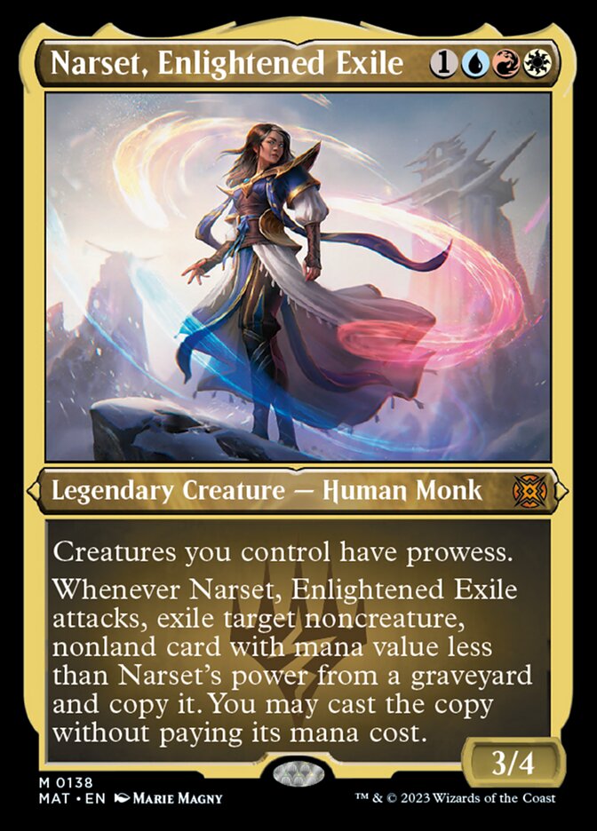 Narset, Enlightened Exile (Foil Etched) [March of the Machine: The Aftermath] MTG Single Magic: The Gathering    | Red Claw Gaming