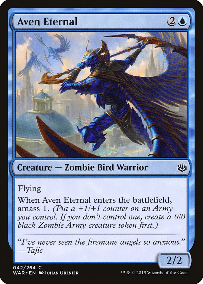 Aven Eternal [War of the Spark] MTG Single Magic: The Gathering    | Red Claw Gaming