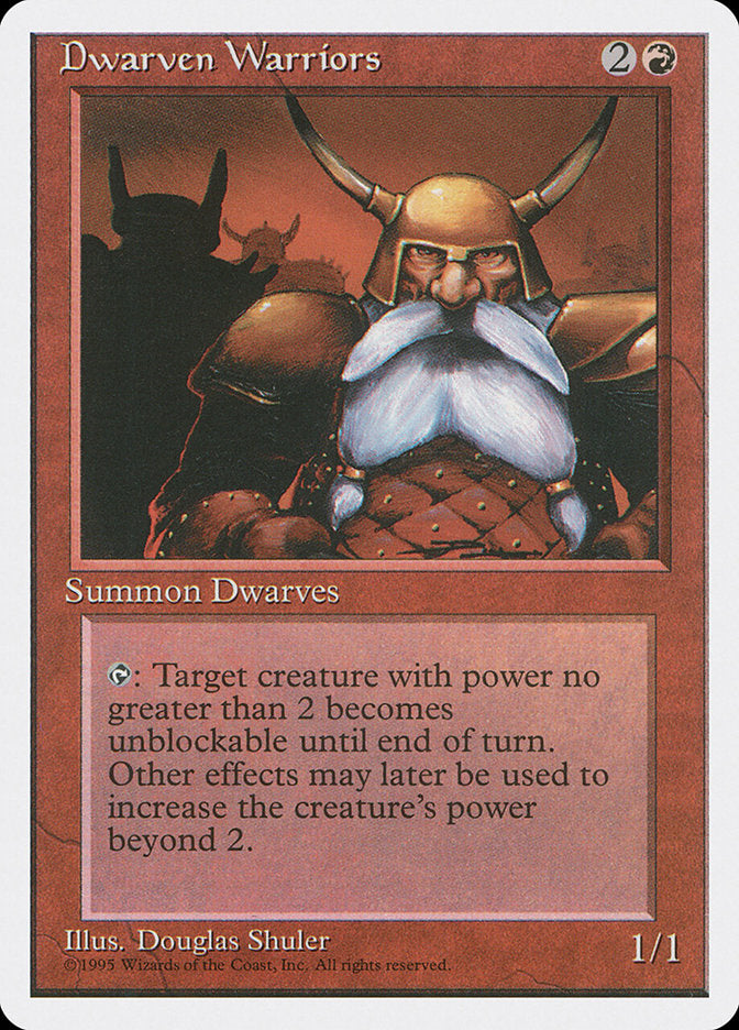 Dwarven Warriors [Fourth Edition] MTG Single Magic: The Gathering    | Red Claw Gaming