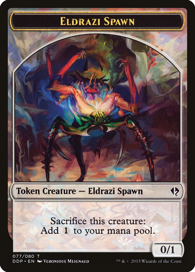 Eldrazi Spawn Token (077/080) [Duel Decks: Zendikar vs. Eldrazi] MTG Single Magic: The Gathering    | Red Claw Gaming