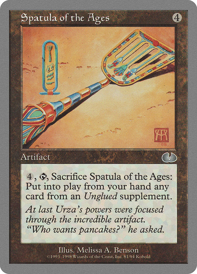 Spatula of the Ages [Unglued] MTG Single Magic: The Gathering    | Red Claw Gaming