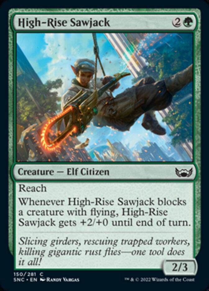 High-Rise Sawjack [Streets of New Capenna] MTG Single Magic: The Gathering    | Red Claw Gaming