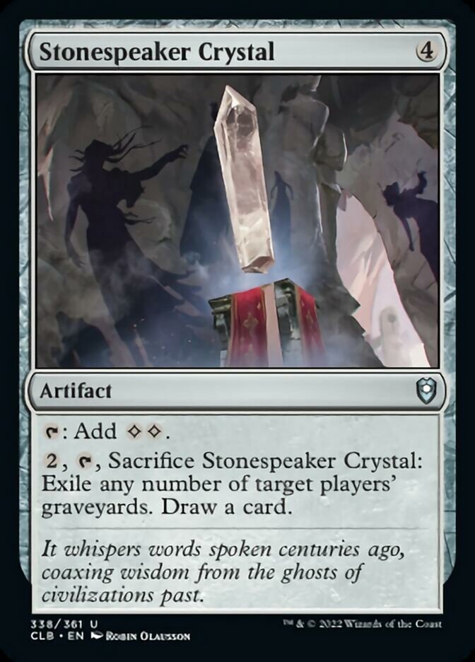 Stonespeaker Crystal [Commander Legends: Battle for Baldur's Gate] MTG Single Magic: The Gathering    | Red Claw Gaming