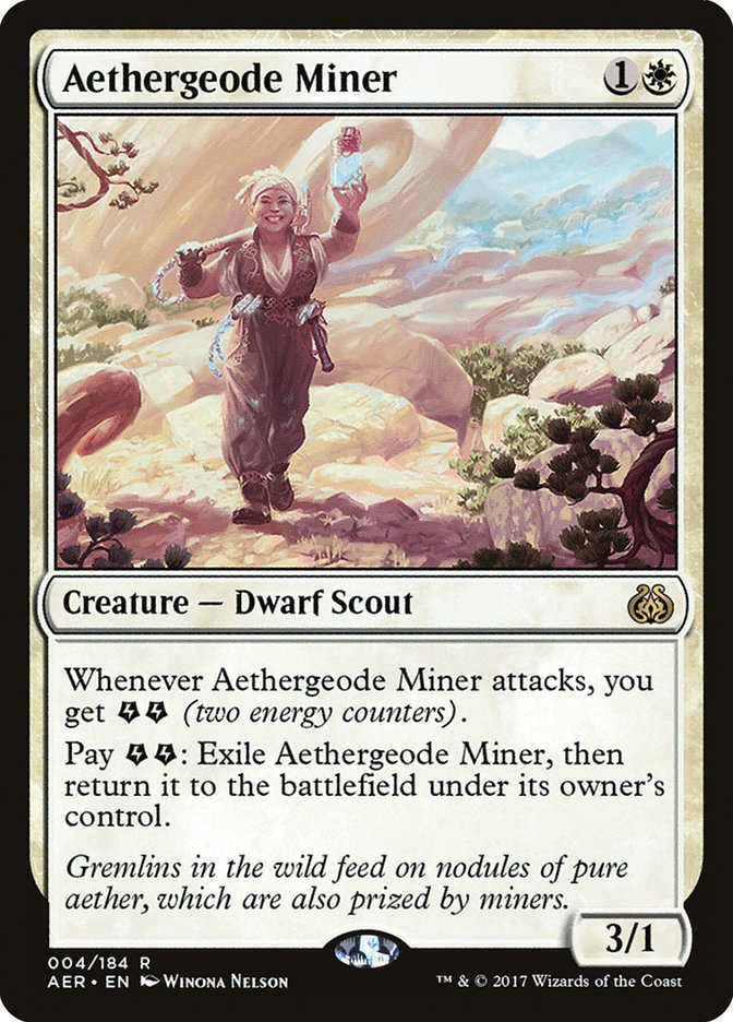 Aethergeode Miner [Aether Revolt] MTG Single Magic: The Gathering    | Red Claw Gaming