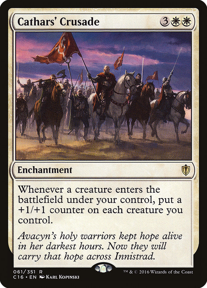 Cathars' Crusade [Commander 2016] MTG Single Magic: The Gathering    | Red Claw Gaming