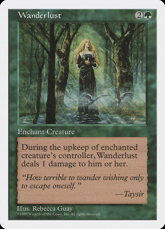 Wanderlust [Fifth Edition] MTG Single Magic: The Gathering    | Red Claw Gaming