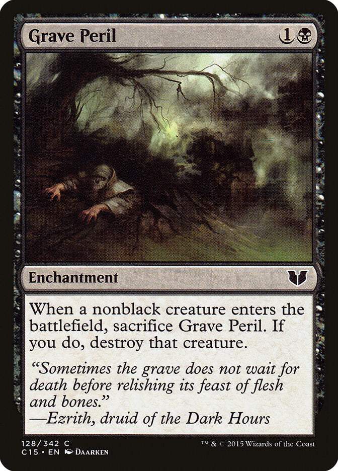 Grave Peril [Commander 2015] MTG Single Magic: The Gathering    | Red Claw Gaming