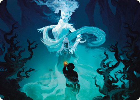 Galadriel of Lothlorien Art Card [The Lord of the Rings: Tales of Middle-earth Art Series] MTG Single Magic: The Gathering    | Red Claw Gaming