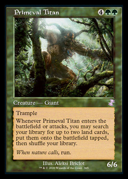 Primeval Titan (Timeshifted) [Time Spiral Remastered] MTG Single Magic: The Gathering    | Red Claw Gaming