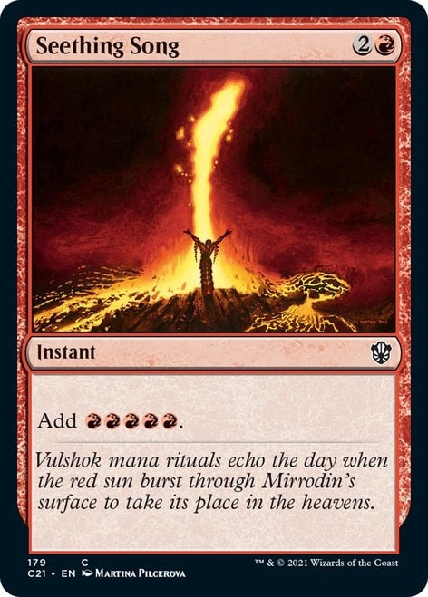 Seething Song [Commander 2021] MTG Single Magic: The Gathering    | Red Claw Gaming