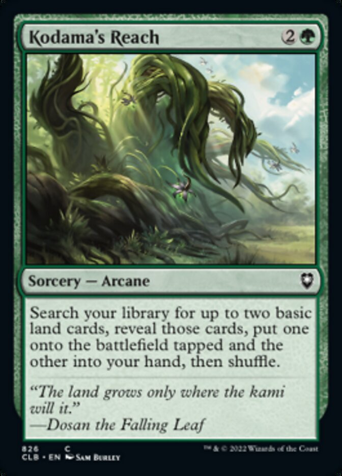 Kodama's Reach [Commander Legends: Battle for Baldur's Gate] MTG Single Magic: The Gathering    | Red Claw Gaming