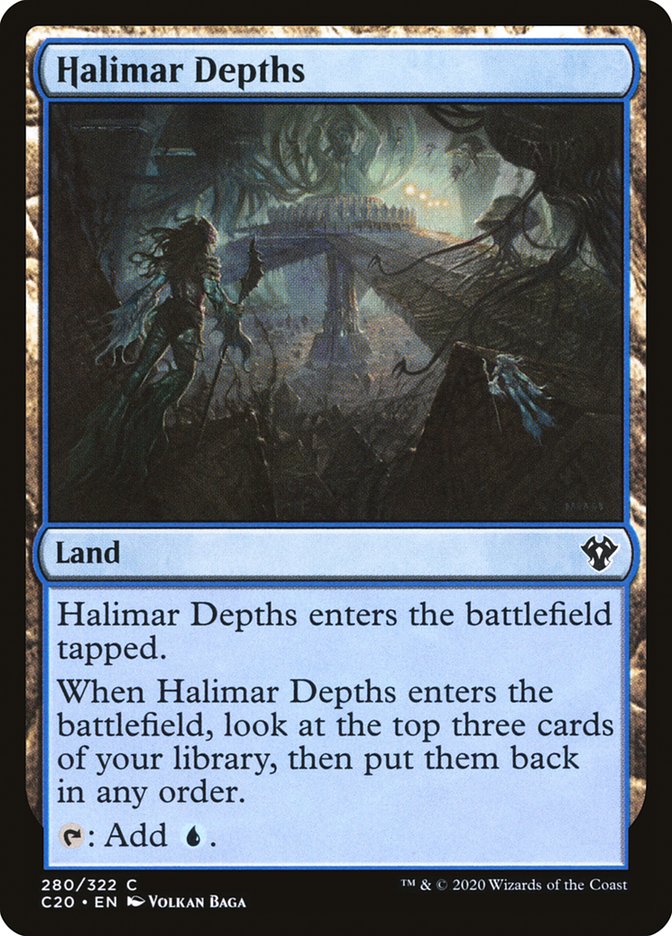 Halimar Depths [Commander 2020] MTG Single Magic: The Gathering    | Red Claw Gaming