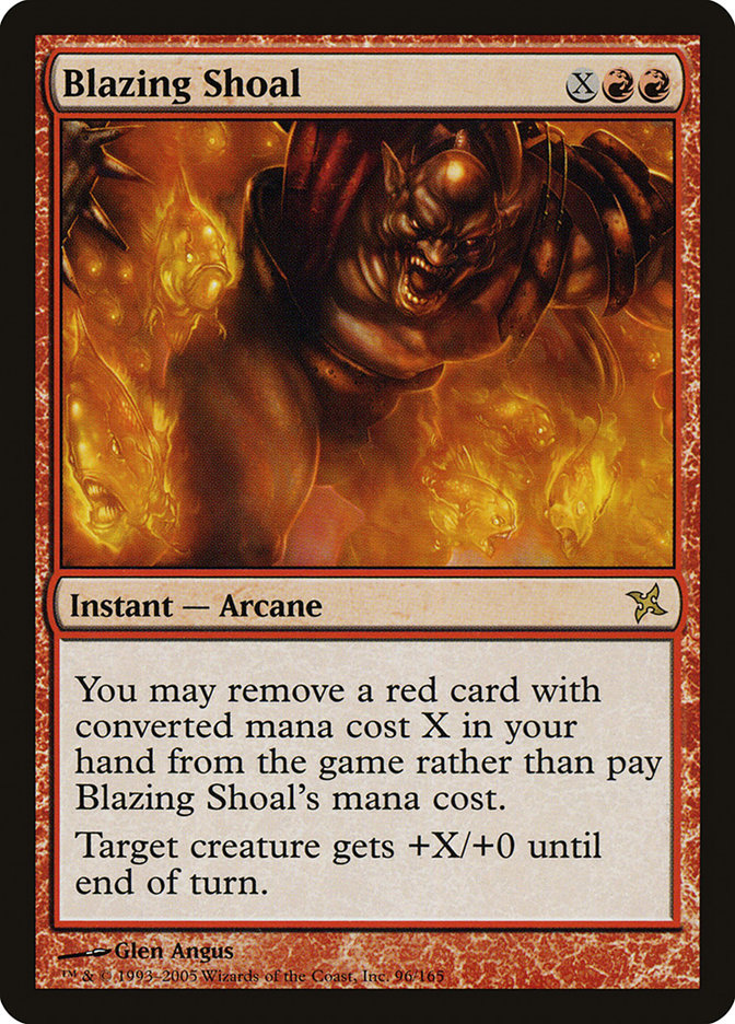 Blazing Shoal [Betrayers of Kamigawa] MTG Single Magic: The Gathering    | Red Claw Gaming